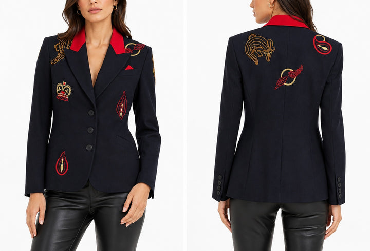Embroidered Blazer | Size 34 (Small)