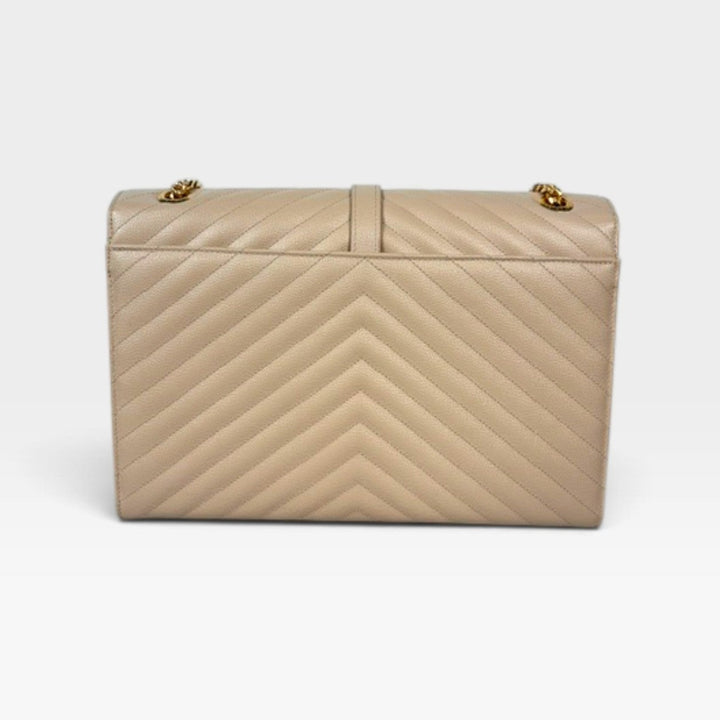 Matelasse Large Envelope Flap Bag