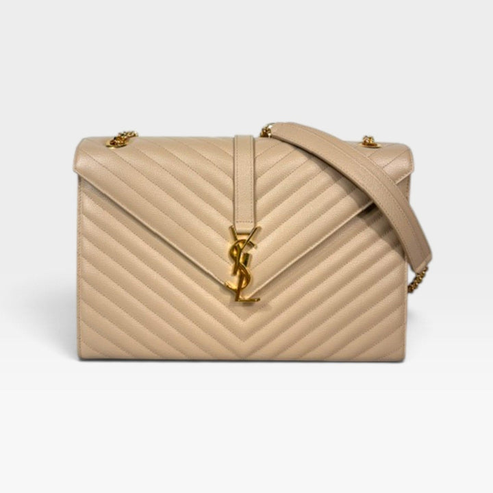 Matelasse Large Envelope Flap Bag