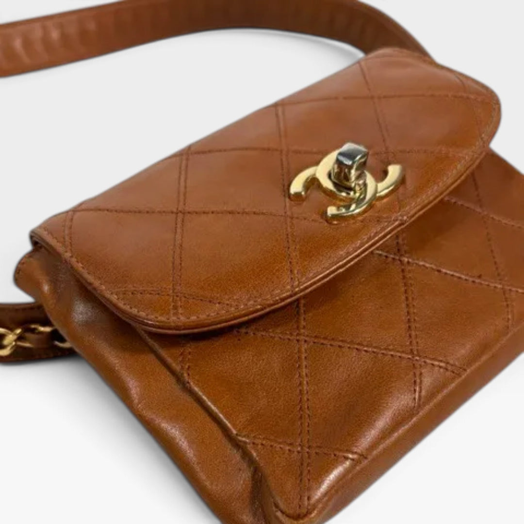 Quilted Lambskin Belt Bag