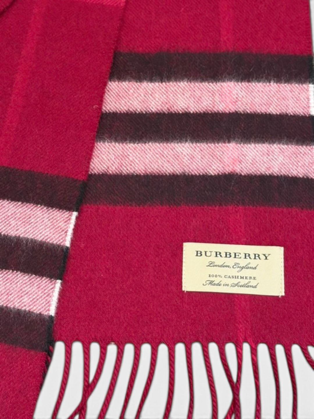 Classic Check Cashmere Scarf