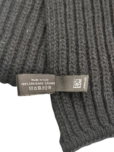 Ribbed Cashmere Scarf