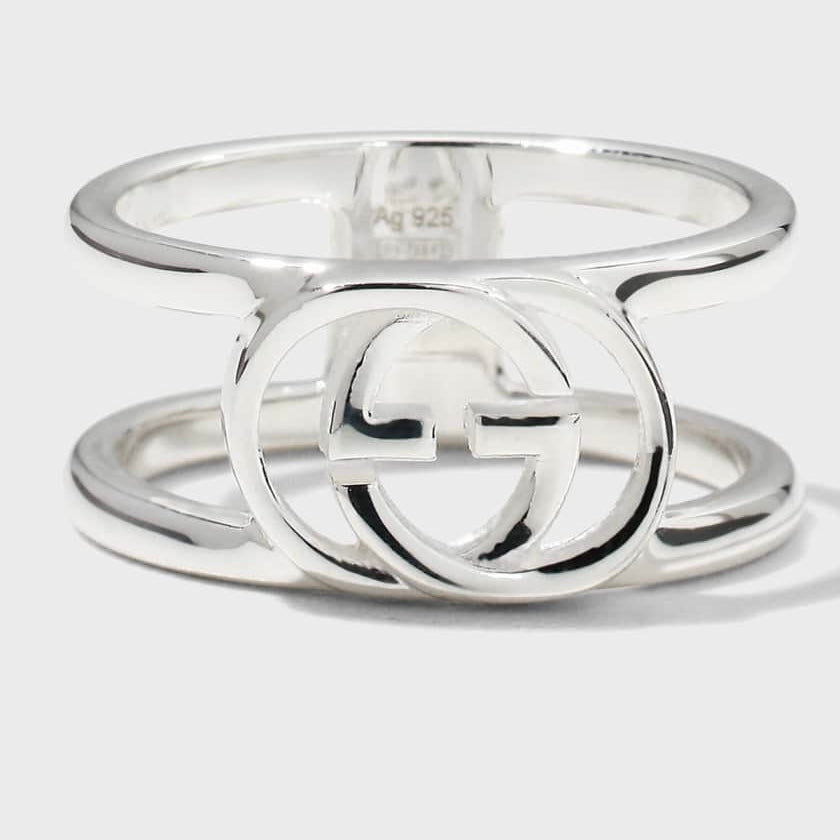 Interlocking G 9mm Ring - Size 3.5