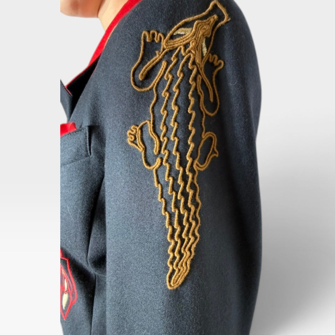 Embroidered Blazer | Size 34 (Small)