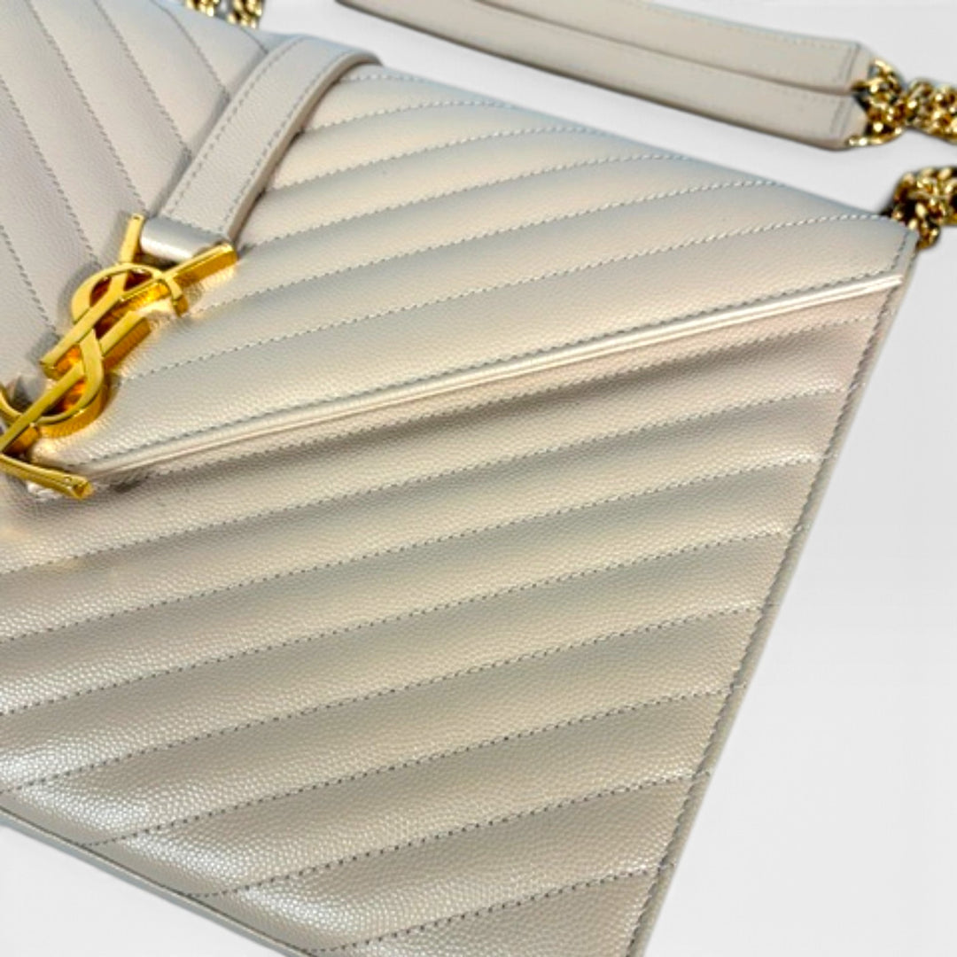 Matelasse Large Envelope Flap Bag