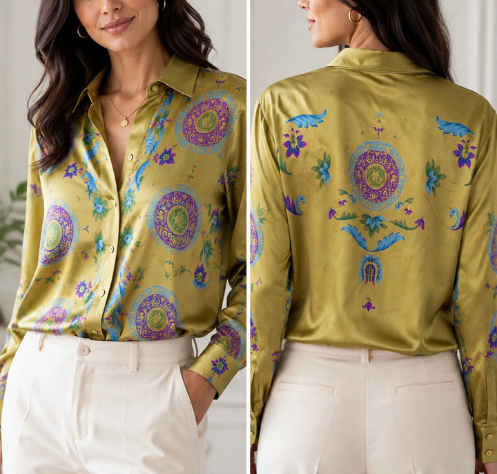 Button Up Blouse | Size 36 (Small/Medium)