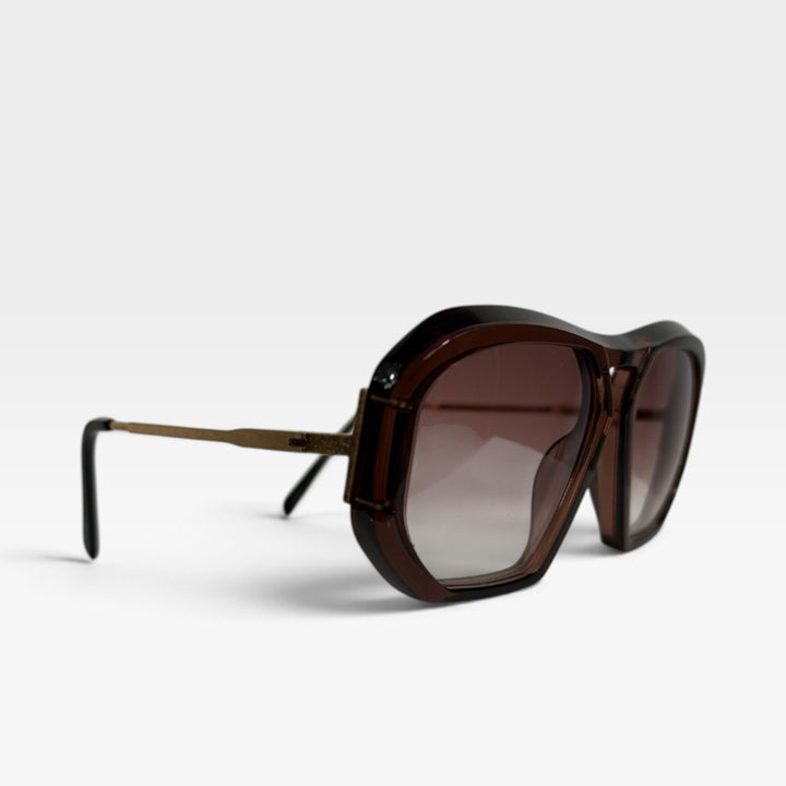 Geometric Aviator Sunglasses