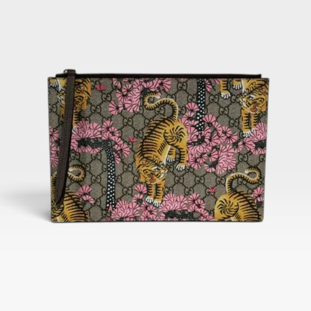 GG Supreme Bengal Zip Clutch