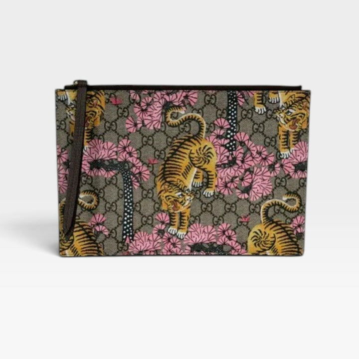 GG Supreme Bengal Zip Clutch