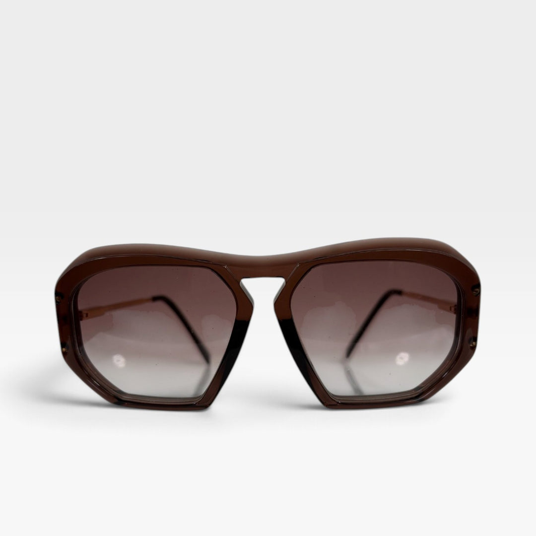 Geometric Aviator Sunglasses
