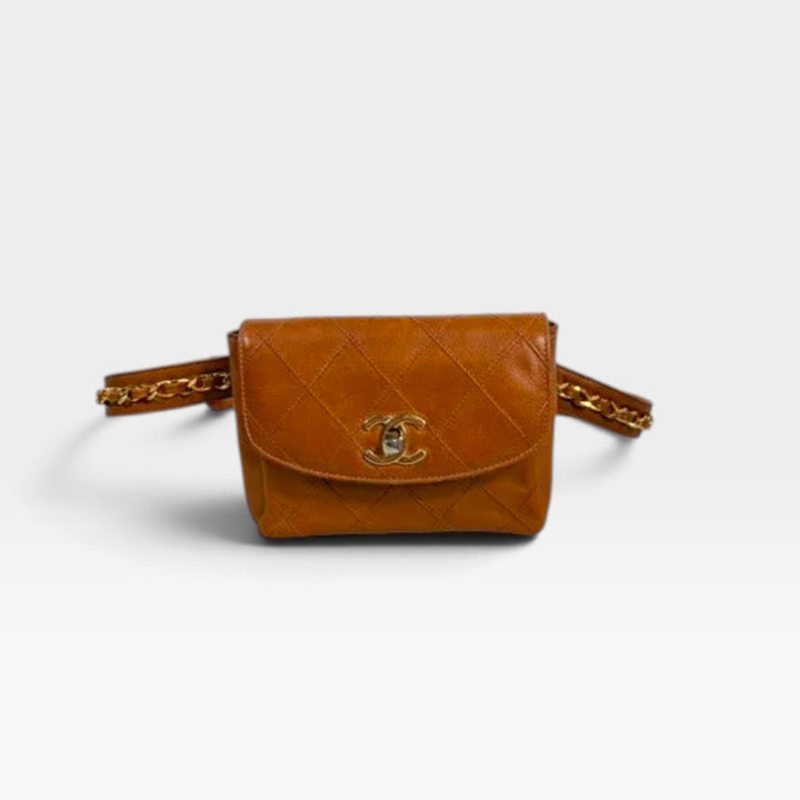Quilted Lambskin Belt Bag