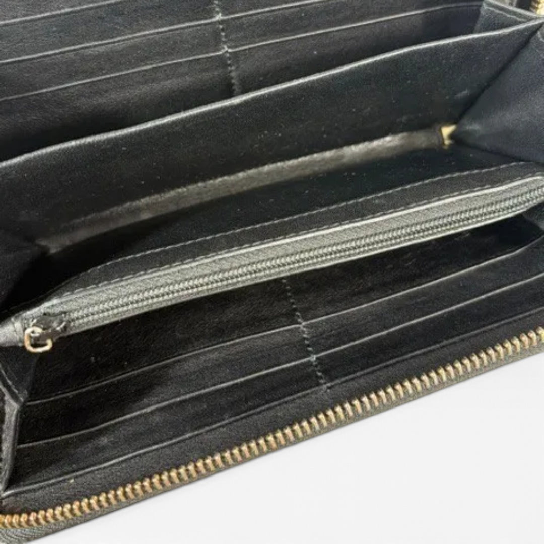 Guccissima Zip Around Wallet