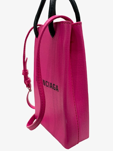 Logo Shopping Phone Holder Crossbody