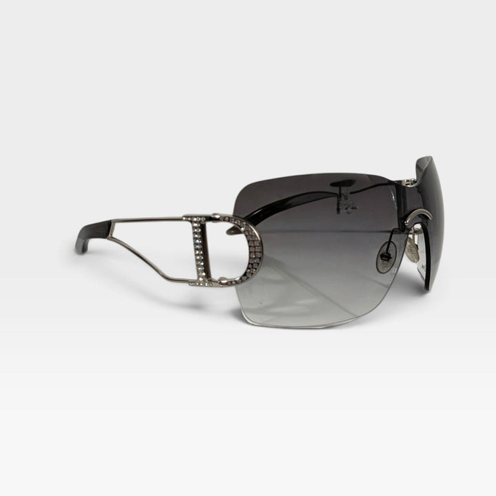 Diorly 1 Rimless Shield Sunglasses