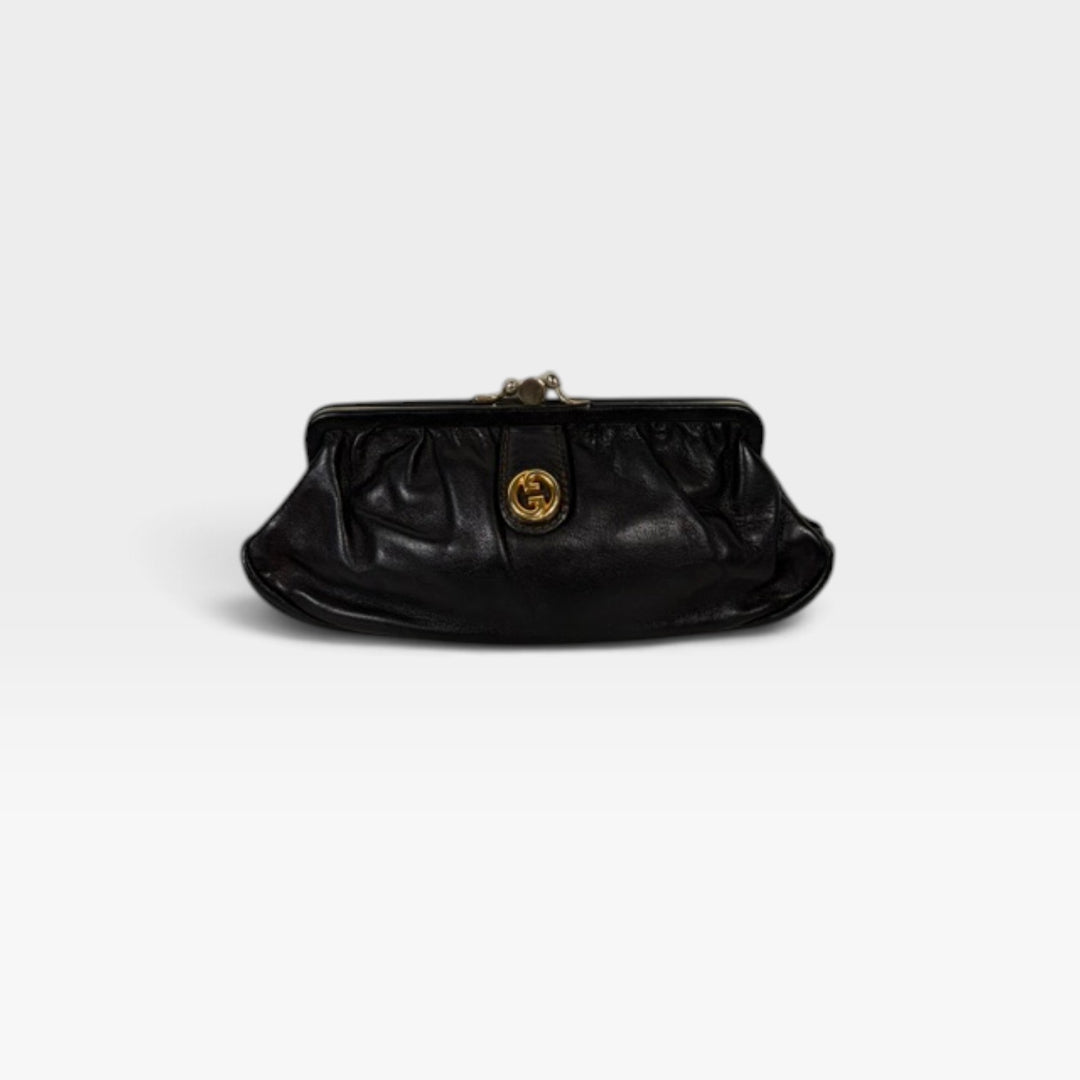 Vintage Kiss Lock Clutch