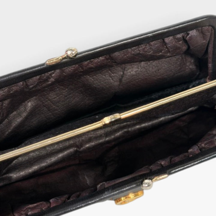 Vintage Kiss Lock Clutch