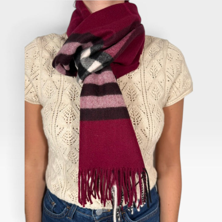 Classic Check Cashmere Scarf