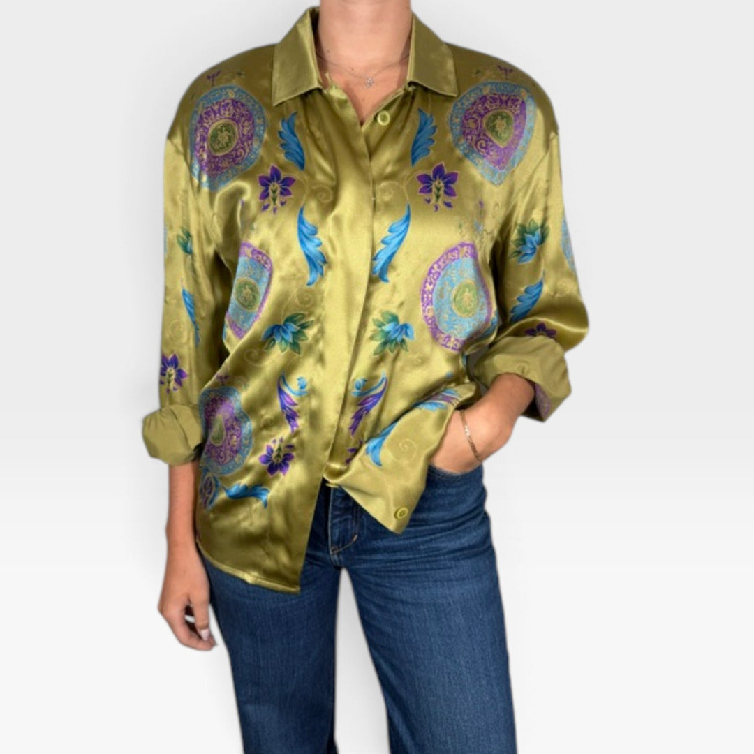 Button Up Blouse | Size 36 (Small/Medium)