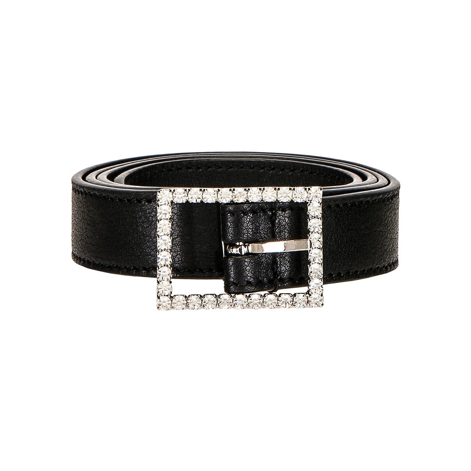 Crystal Square Buckle Belt