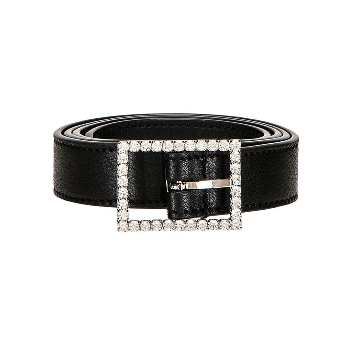 Crystal Square Buckle Belt