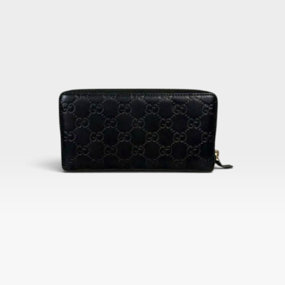 Guccissima Zip Around Wallet