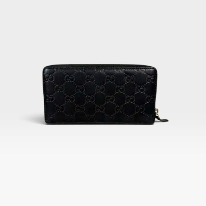 Guccissima Zip Around Wallet