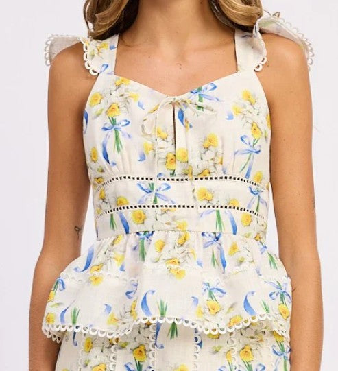 Audrey Floral Top