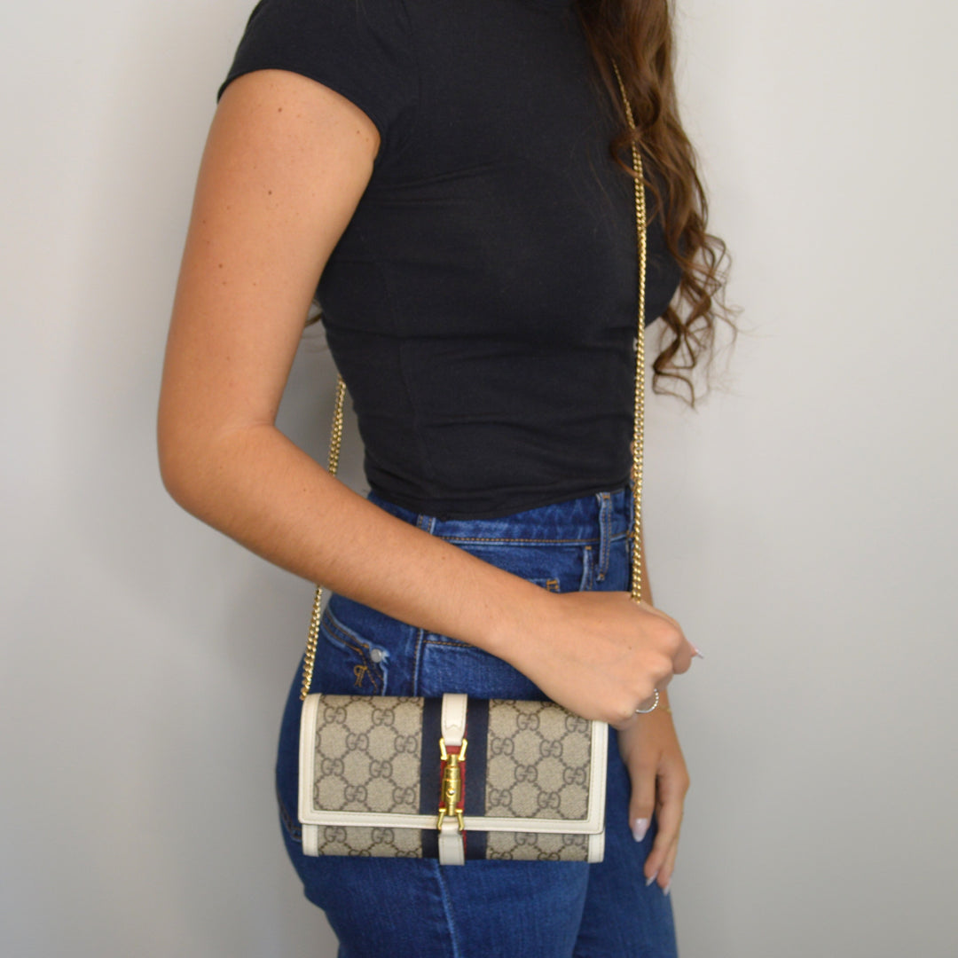 GG Supreme Jackie 1961 Chain Wallet