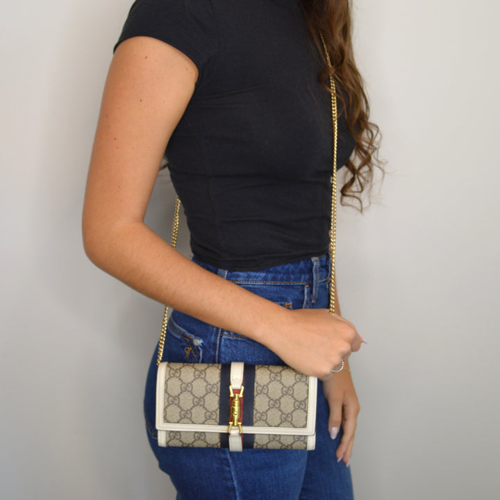 GG Supreme Jackie 1961 Chain Wallet