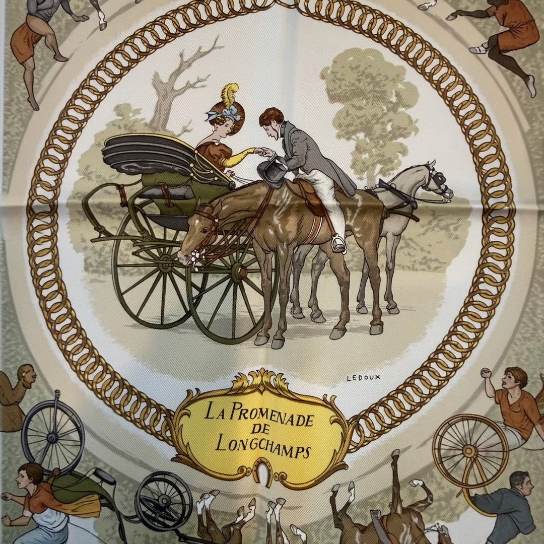 La Promenade de Longchamps Silk Scarf