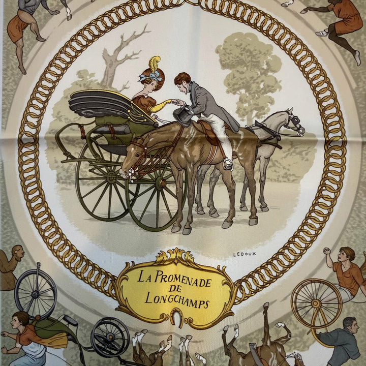 La Promenade de Longchamps Silk Scarf