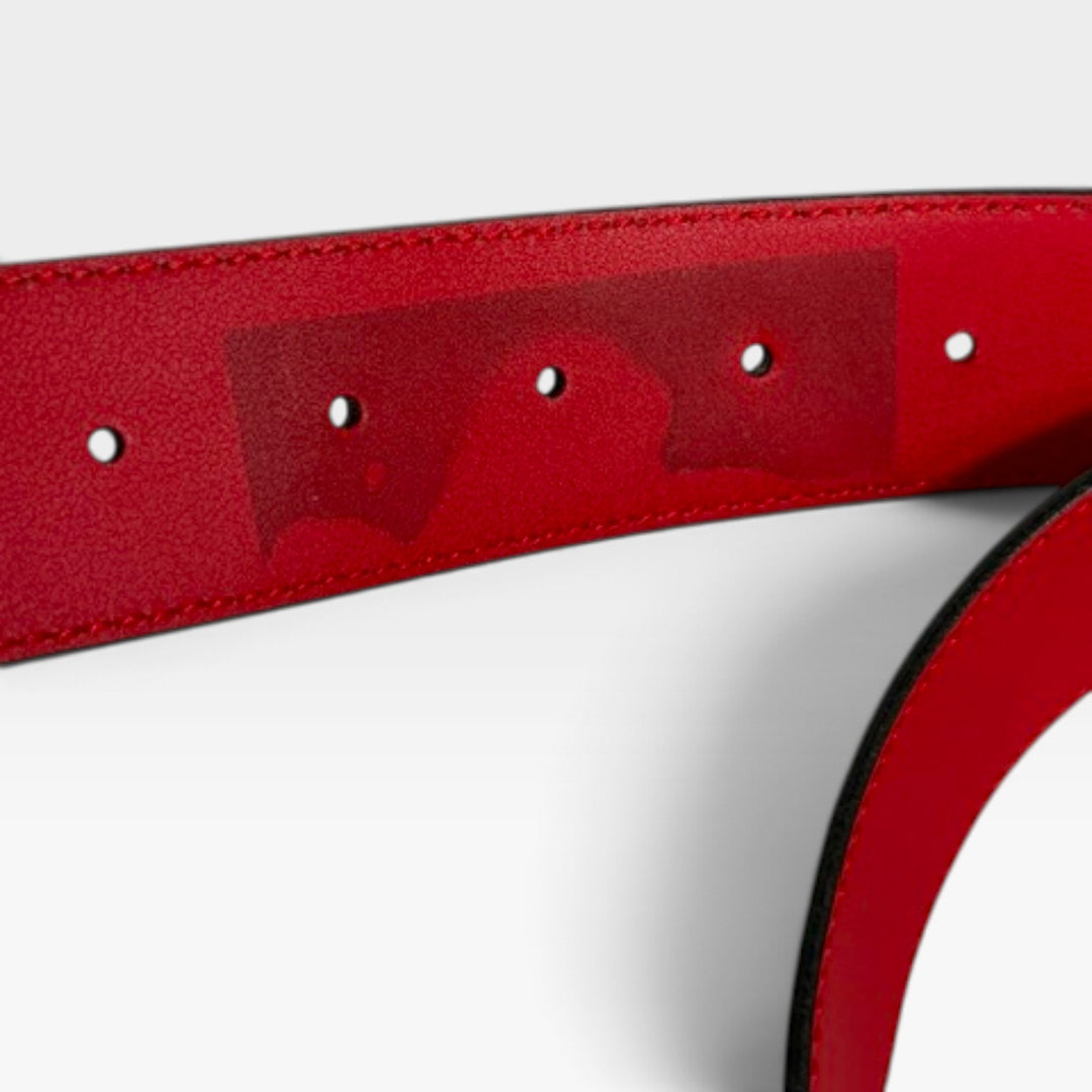 Red GG Monogram Belt | 80-32