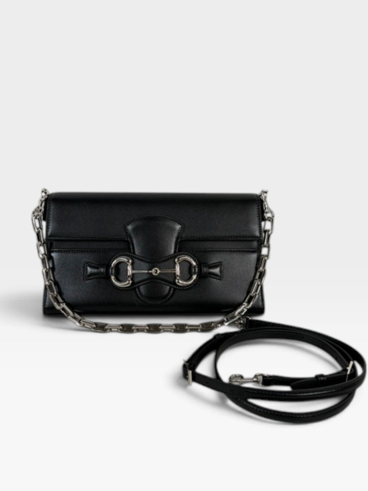 Horsebit Ristretto Medium Shoulder Bag