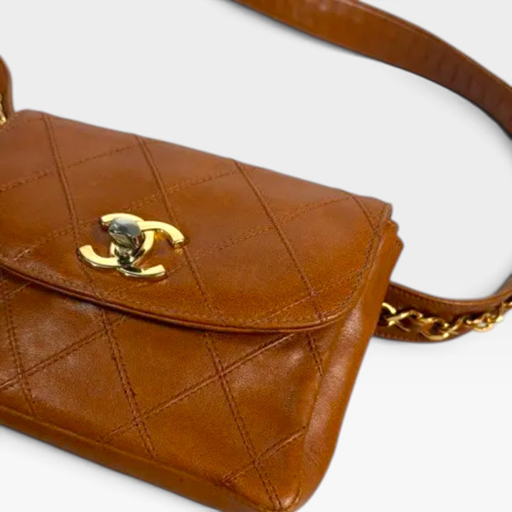 Quilted Lambskin Belt Bag