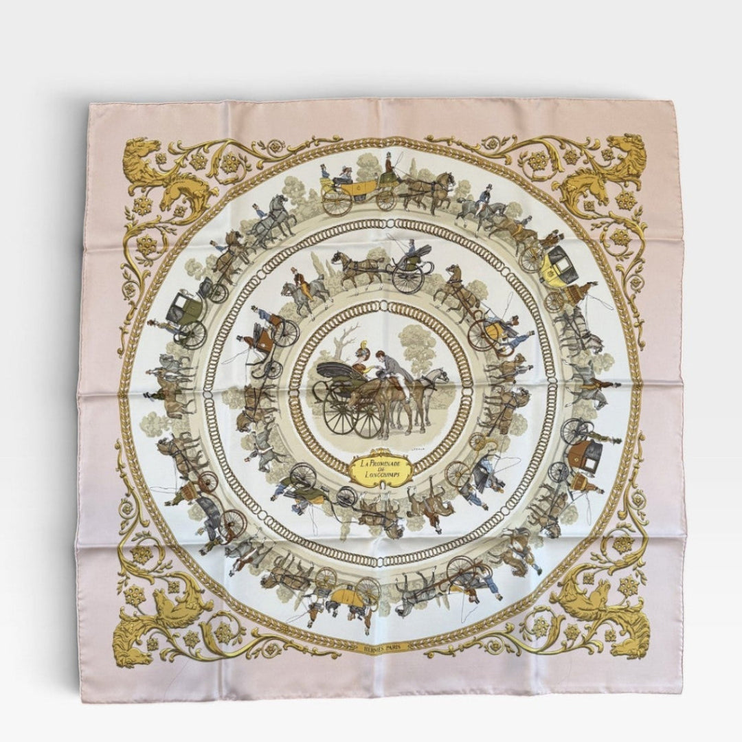 La Promenade de Longchamps Silk Scarf