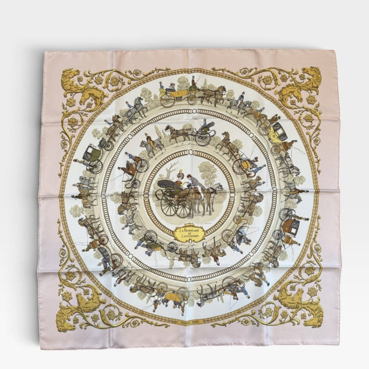 La Promenade de Longchamps Silk Scarf