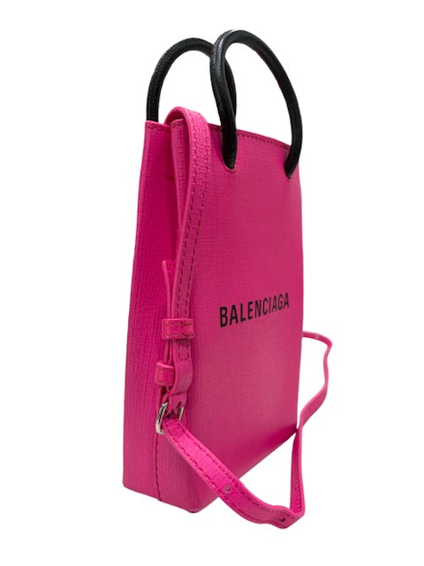 Logo Shopping Phone Holder Crossbody