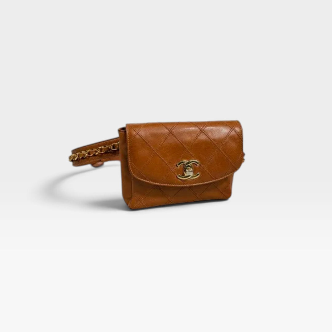Quilted Lambskin Belt Bag