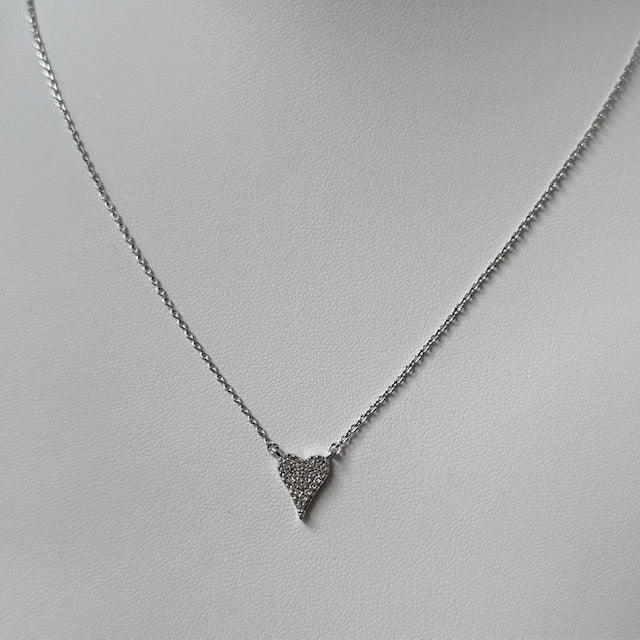 Sterling Silver Heart Necklace