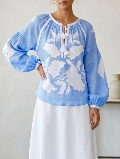 Linen Blouse |  Small