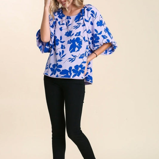 Umgee Floral Blouse